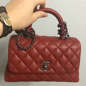 Chanel Top Handle Mini Caviar